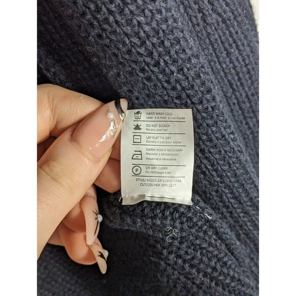 Vince Navy Blue Open Front Cardigan Sweater Women's Size S - Picture 4 of 5